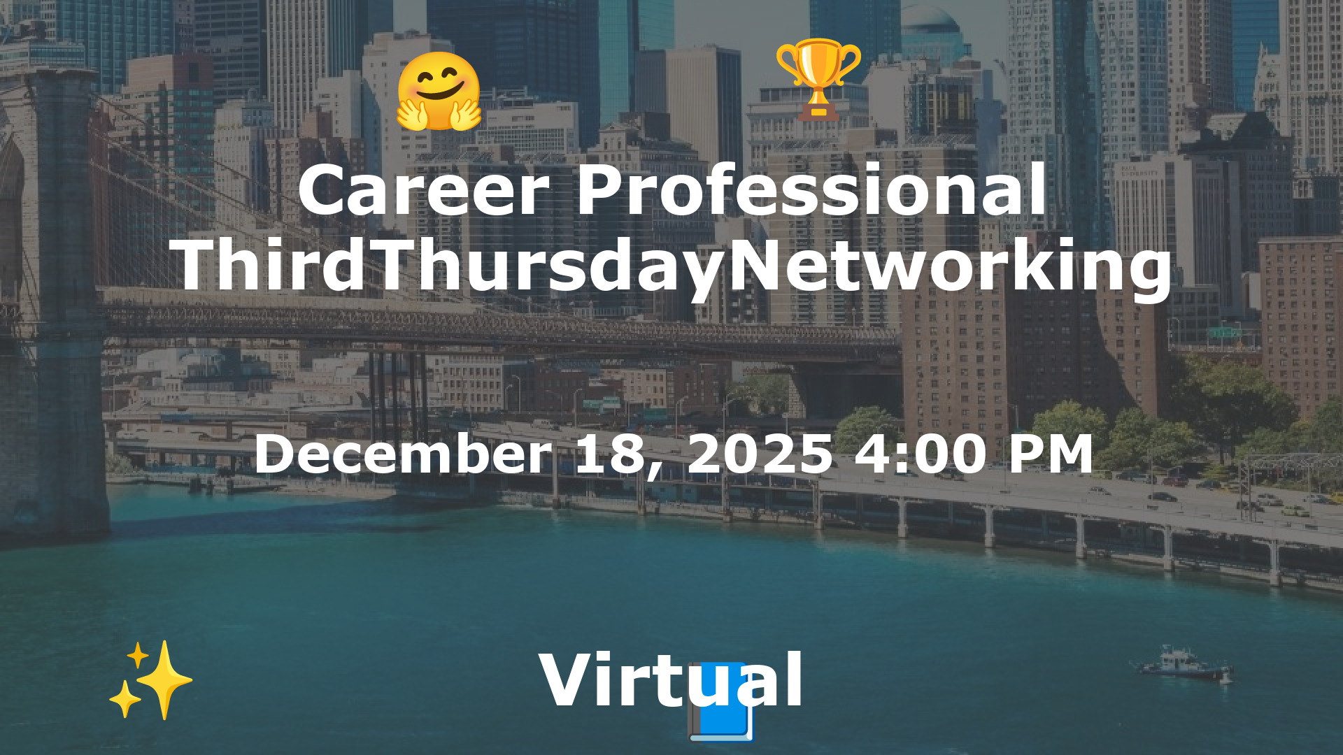 Career Professional ThirdThursdayNetworking  event image